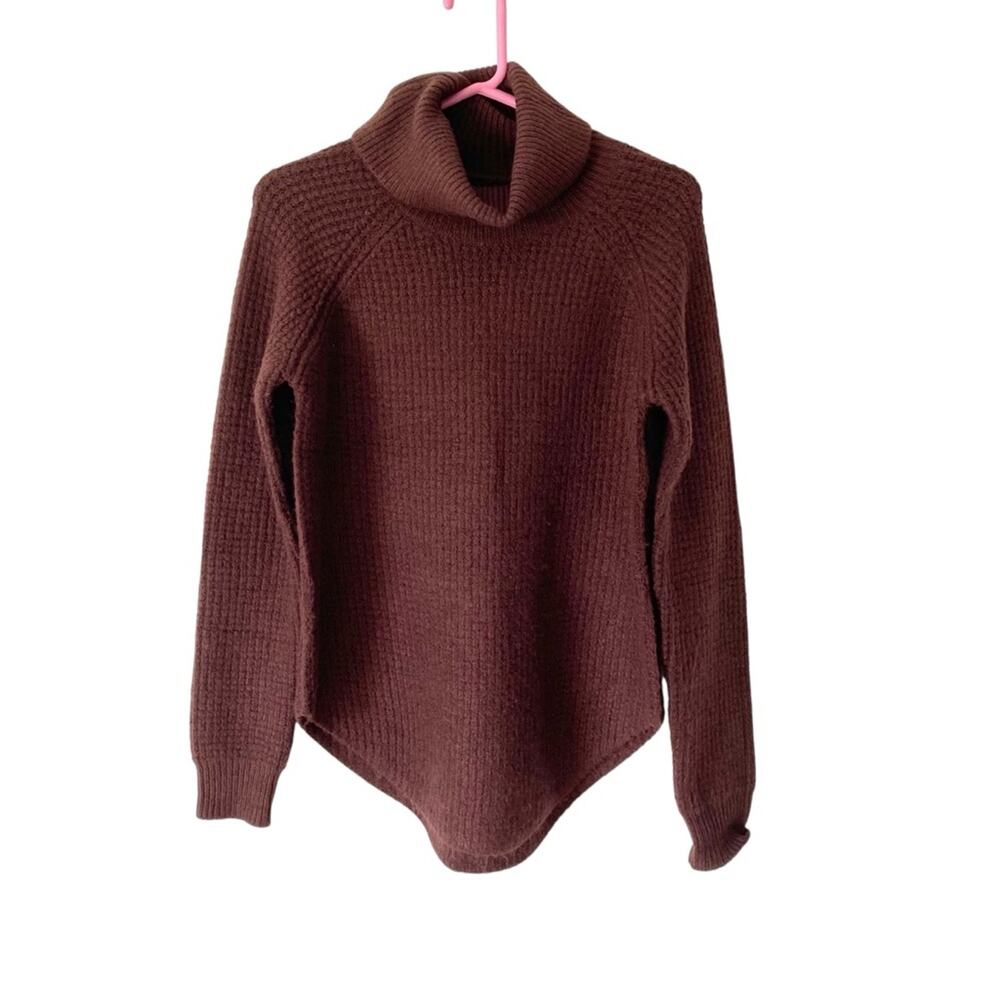 Kuhl Sienna Turtleneck Pullover Sweater Mocha Brown size XS - Picture 2 of 9